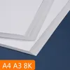 A3 A4 4K Paper de acuarela 120G-350G Cardboards de bricolaje hechos a mano Sketchbook Dutch White Artisting Drawing Paper Cardboards