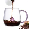 Kieliszki do wina kryształowe kubki kieliszek 3D Picie z truskawkową przezroczystą mleczną herbatą śniadanie przezroczysty wielofunkcyjny kubek do kawy