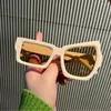 Солнцезащитные очки 2024 мода нерегулярная квадратная забавная вечеринка асимметричные солнце