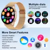 Zegarki Lige 2023 Smart Watch Kobiety AMOLED Full Touch Bransoletka Fitness Waterproof Sports Watch Bluetooth Call Smart Clock Men Smartwatch