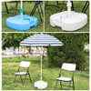 Umbrella Base Water Filled Stand Market Patio Outdoor Heavy Duty Umbrella Holder Suitable For Terrace Garden Outdoor