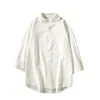 Camisa de vestido masculino blusa camisa masculina manga de estampa de festas Botão respirável casual linho de algodão confortável