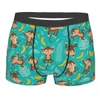 Kawaii lindo animales animales montañas calzoncillos homme ropa interior macha shorts boxer informes