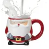 Tazze Babbo Natale simpatico animale per animali da caffè tazza di viaggio in ceramica e tazza per la colazione Ragno di posate per la casa