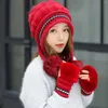 Berets Boys Artist Woolen Thick Hat Ear Knitted H Women's Warm Baseball Caps Ladies Berry Leather