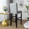 Stuhlabdeckungen 1/2/4pcs Stretch Bar Stuhlschalter Pub Esszimmer Slipcover