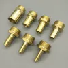 Messingrohranschläge 4mm 6 mm 8mm 10 mm 12 mm 19mm Schlauch Barb Schwanz 1/8 "1/4" 1/2 "3/8" BSP Männlicher Stecker Gelenkkupferkoppler Adapter