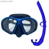 Maschere immersioni per lo snorkeling da immersione da snorkeling professionale anticrossate occhiali a silicone morbido anticruolielo Anti-Fog Goggles UV Snorkeling Snorkeling Set immersioni immersioni Y240410Y24041814T1