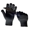 Svart nivå 5 Anti-Cut Glove Safety Cut Proof Stab resistent Wire Metal Work handskar Trädgård Kök Hushållens säkerhetshandskar