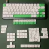 Tillbehör 137Key AVOCADO MILK KEYCAPS PBT SUBLIMATION XDA HYCKLIG MEKANISKA Tangentbord KeyCaps Japanese and English Full Round Keycaps 61