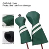 Golffahrerabdeckungen Golfteile Golfclub Kopfbezüge Accessoire Fine Sewing Universal Golf Woods Fahrer Hybrids Abdeckung