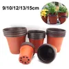 20pcs / 50pcs jardin jardinière plante de pépinière cultiver des pots de fleur en plastique en plastique outils de jardinage de la maison