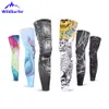 Leggings de cyclisme d'élasticité 2pcs / lot anti-uv gaier crâne respirant Sport Sénalisation Paisley Running Basketball Football Leggings