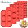 3D Half Ball Pastry Silicone Mold for Baking Cake Decorating Sphere Confectionery Chocolate Bombs Christmas Silicone Forms