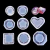 Ny silikonform Ashfray Harts Mold Heart Square Mold For DIY UV Crystal Epoxy Crafts Crystal Ashfray Home Decoration