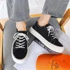 Casual schoenen heren skateboard lente herfst trend sport solide platform veter canvas mode sneakers tenismasculino