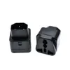 UPS IEC C14 naar universele vrouwelijke EU US UK AU C13 Socket Power Adapter AC -plug