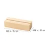 Hooks Carte Holder Business Clip Wood Memo Cartes Rectangular Woodo Po Stand Picture Table Momening Decor