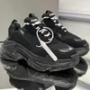 Scarpe da design Balentiaga originali Triple S Sneaker Specchio Coppia casual Coppia Spessa Sole da donna Sneakers di lusso per uomini Chaussure Dhgate Nuovo