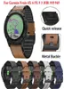 22mm Quickfit Watch STRAP لـ Garmin Fenix ​​6 6x Pro 5x 5 Plus 3HR 935 945 S60 Genuine Leather Band Silicone Watch Bandband H091613471