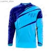 Fietsende shirts tops heren vleermuis downhill t-shirt motorcross jersey mountain bike jersey motorfiets sportkleding kleding maillot ciclismo hombre y240410