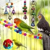 Other Bird Supplies Toy Set Parrot Combination Gnawing Ladder Takraw Ball Ring Color Bell 7/10/15PCS