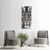 3 szt. Malarstwo diamentów Białe tygrys twarz zielone oczy Modern Diamond Mosaic Maluting Triptych Wall Art for Home Office Dekoracja