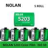 Caméra Nouveau 1/2/3/5 Roll Nolan 5203 135 Film couleur Roll Négative Film Ecn2 Process