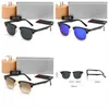 2024 Men Klassische Marke Retro Ray Sonnenbrille für Frauen Designer Eyewear Bands Metal -Rahmen -Designer Sonnenbrillen Frau Mazz