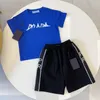 Baby Kids T-shirts Sets Zestawy projektanta marka maluch TShirty Tops chłopięce dziewczęta Ubrania Ubranie Summer Biały czarny luksusowy sport