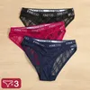 Женские трусики Finetoo 3pcs/Set Sexy Кружев