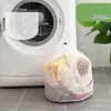 Grands sacs à lavage pratiques, sac à linge en mailles fines durable avec cordon verrouillable pour gros vêtements