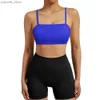 Yoga kläder Womens Sports Bh High Impact Yoga Gym Running Fitness Underwear Seamless Sportswear Yoga Top Womens Gym Top Y240410