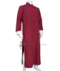 Katoen Wing Chun ip man Robe Chinese Tai Chi uniform Shaolin Kung Fu Pak Wushu Martial Arts Kleding Witte Kraag en Manchagen