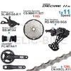 Shimano Deore M5100 11Speed Groupset Shifter SL-M5100 RD-M5100 Kurbelset SM-BB52 Klammerkassette 11-50T 52T X11 Ketten Original