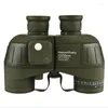 Télescope 10x50 Binoculaires binoculaires Compasse Azimut Azimut imperméable Camping Outdoor Camping Low Light Level Night Vision