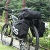 Bike Carrier Rack Bag Multifunctionele wegfiets bagage Bagage Pannier Achterpakket Zitgangszak met waterdichte regenbedekking