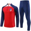 24/25 Adulte Kids Atletico Madrids Tracksuit CHANDAL FUTBOL SOCCER FORMATION Suite 2023 2024 MADRIDS PISTOITS Set Men Camiseta de Football Jacket