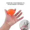 Silicone Hand Grip Ball, expanseur à main Gripper, renforcer l'exercice pour le massage des doigts, le transfert lourd, la récupération des muscles de force