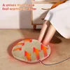 Carpets Electric Foot Warmer Heater USB Charging Power Saving Warm Cover Anti-slip Feet Heating Pads 3 Levels Temperature Control