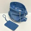 Luxus Jeans Tasche Tasche Handtasche Mode Denim Blue Chain Umhängetasche Einkaufstasche Designertasche Unterarmtasche große Kapazität Verbundbeutel Brieftasche Handtasche