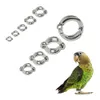 Parrot Pet Bird Leg Ring Bird Ring屋外フライトトレーニングアクティビティオープンフットリングアクセサリーMyna Macaw Bird Supplies