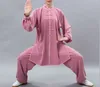 Unisexe Summerspring Tai Chi Uniforms Arts martiaux Clothing Suit Taiji Wushu Performance Suits