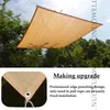 Shading Rate 95% Rectangle Sunshade Customize Size HDPE Anti-UV Courtyard Net Retainer Sets And Accessories For Sunshade Net Use