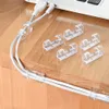 20 pcs finisser le pince de câble de câble de câble de câble Cable Clips Clips Fiies Fixer Finner Data Data Phone Line Usb Winker