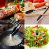 7'' 9'' 12'' Silicone Stainless Steel Bread Beef Heat Resistant Clip Vegetable Barbecue BBQ Clamp Kitchen Tools Gadgets