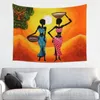 Tapestries African Women Africa Life Tapestry Wall Hanging For Living Room Custom Hippie Ethnic Style Exotic Home Decor