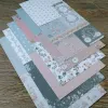 Paper en papier à motifs de lapin mignon pack de papier artisanat à la main