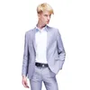 Tailored Light Blue Men Suits Outfits Coat Custom Made Wedding Party Wear Clothes Notch Lapel Blazer Trousers 2Pcs Jacket Pants