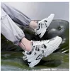 Casual Shoes Men's 2024 Brand Cross-bundna Vulcanize Color Matching Round Toe Light Breattable Sneakers